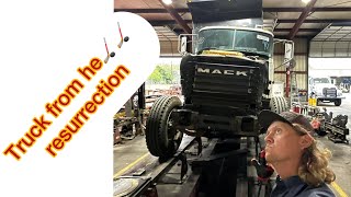 Frame Expert works on dump truck from Hell