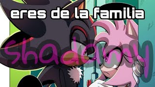 ¡eres de la familia! _shadamy_ cómic en español
