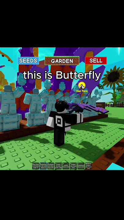New Butterfly Pet in Grow a Garden