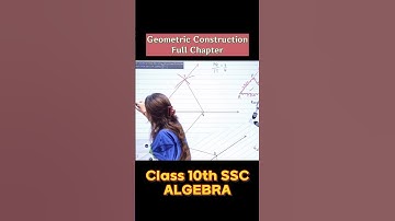 Chapter 4 Geometric Construction #maharashtra_board