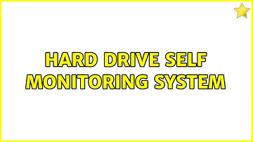 Hard drive self monitoring system