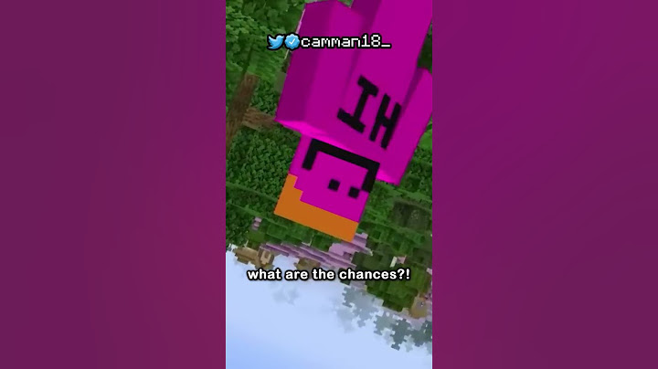 Minecraft, But I Can't Touch......
