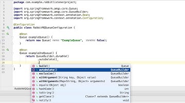 Queue Implementation with Java and Spring AMQP