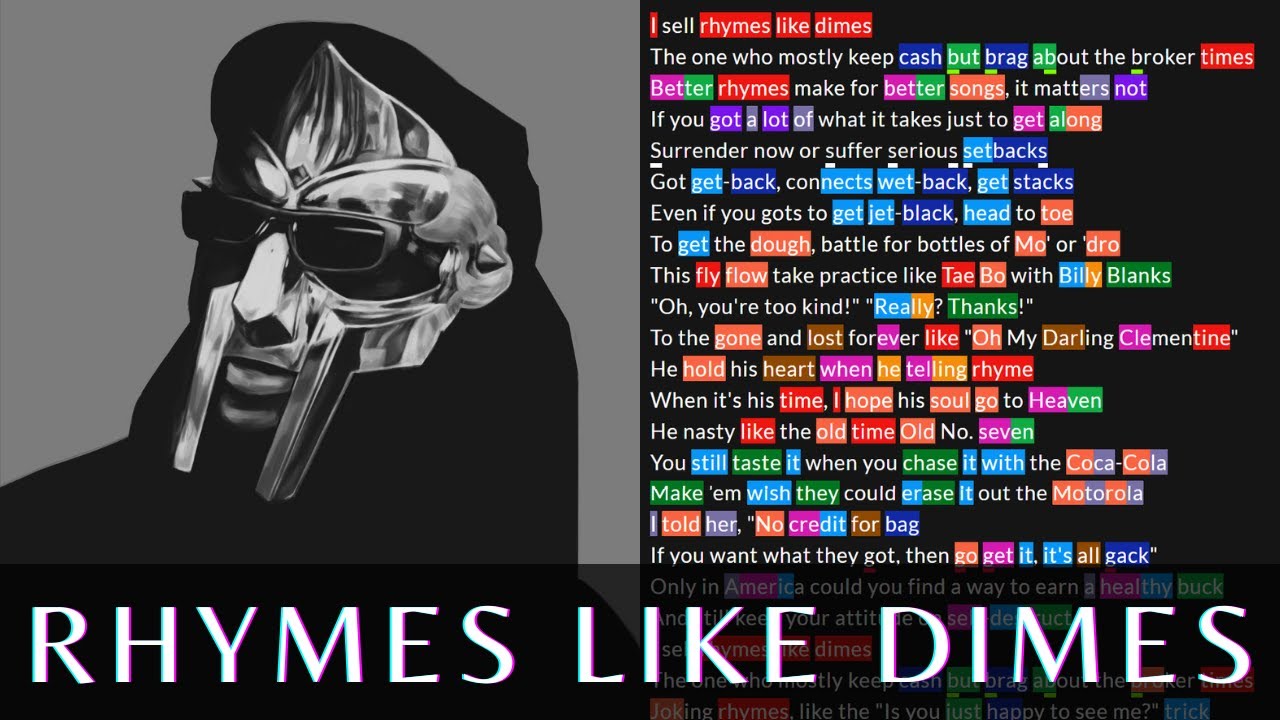 ld ldn on X: Best MF DOOM lyrics? Arguably 'GMC' off the