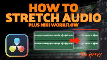 DaVinci Resolve  - Stretch Audio (Elastic Wave)