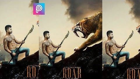 Sonu Rajput New Dp Editing Tutorial In Picsart | Action Movie Poster By Sonu Rajput | Pijush Editing