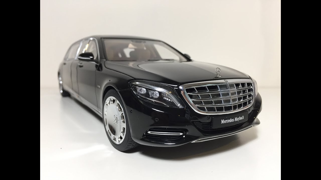 1/18 AUTOart Mercedes Maybach S600 Pullman Black - YouTube