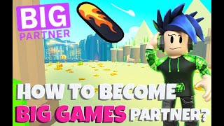 How to become a Big Games Partner in Pet Simulator X