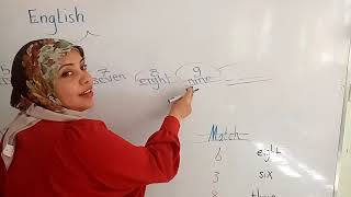 numbers for KG2 Miss Eman تعليم الارقام انجليزى للاطفال