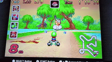 mario kart super circuit (GBA) switch online - w\commentary | this is fun!