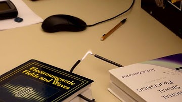 Arc Created from Neon Sign Transformer