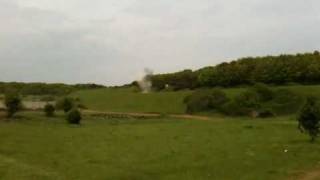 EOD controlled explosion