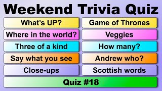 Weekend Trivia Quiz 50 Quiz Questions To Test Your General Knowledge