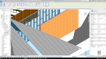 Revit 2019 - Custom Curtain Panel and Wall Design Study and Experimentation