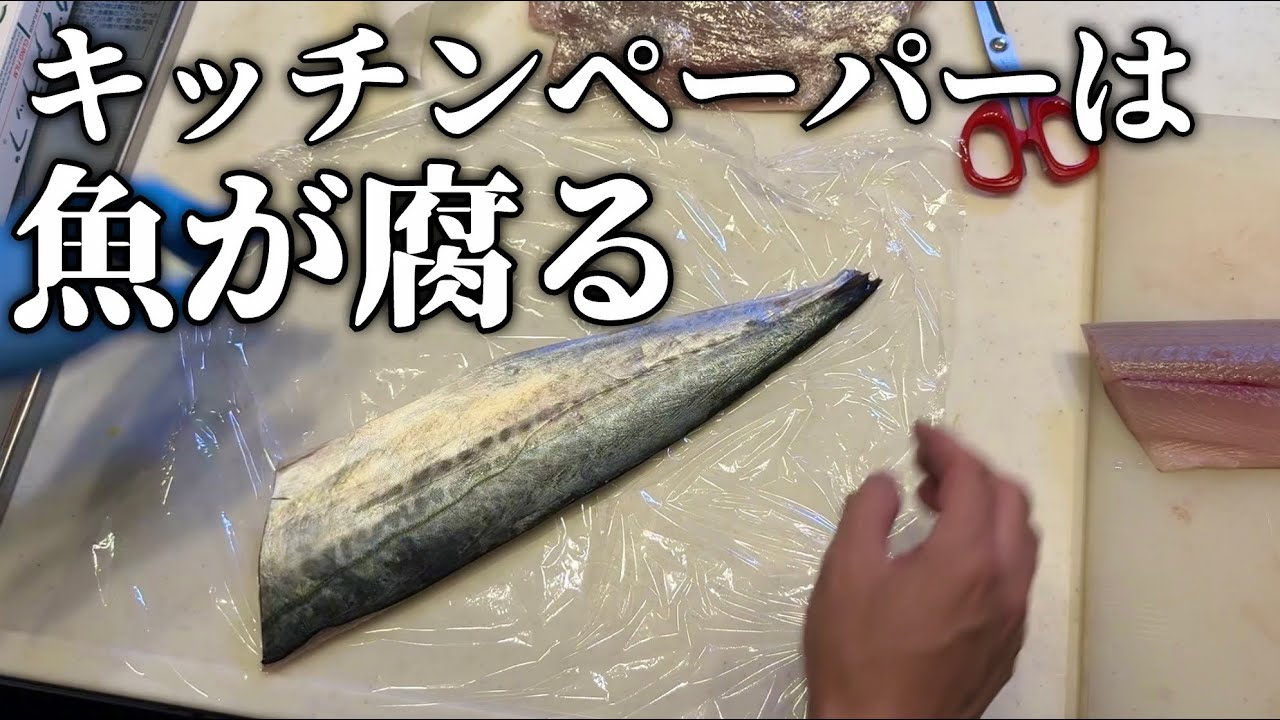 【魚の保存】まだペーパーで保存してる人はやばい。