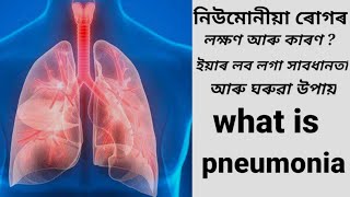 নিউমোনীয়া ৰোগৰ লক্ষণ আৰু কাৰণ ? ইয়াৰ লব লগা সাবধানতা আৰু ঘৰুৱা উপায় (what is pneumonia). screenshot 2