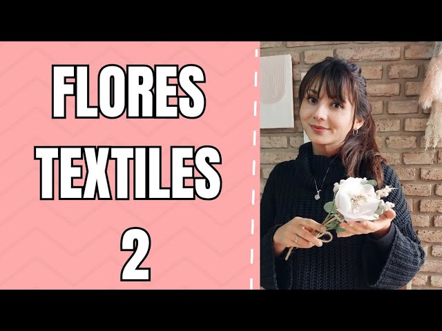 Los secretos para hacer FLORES DE TELA de manera fácil *FLORES TEXTILES*  #manualidadescontela 