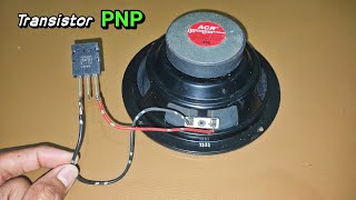 Nyobain buat amplifier mini pakai transistor PNP