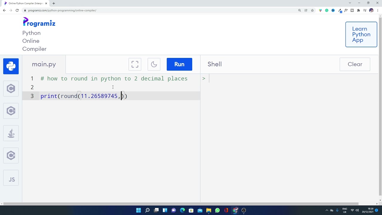 how to round in python to 2 decimal places - YouTube How To Round In Python To 2 Decimal Places - Youtube