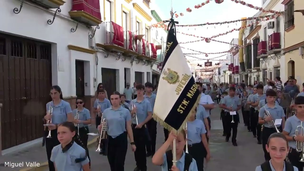 Pasacalles AM  juvenil Santa María Magdalena en San Antonio de Padua