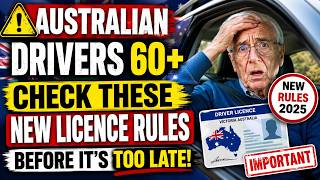 ⚠️ AUSTRALIAN DRIVERS 60+: CHECK THESE NEW LICENCE RULES BEFORE IT'S TOO LATE
