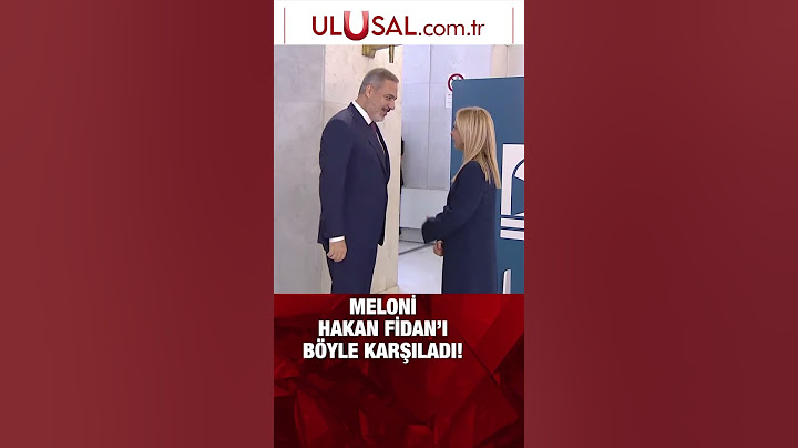 İtalya Başbakanı Meloni, Hakan Fidan'ı böyle karşıladı #meloni #hakanfidan #keşfet #shorts #haber