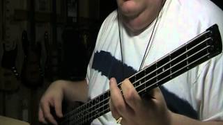 Video thumbnail of "Creedence Clearwater Revival Lodi Bass Cover"