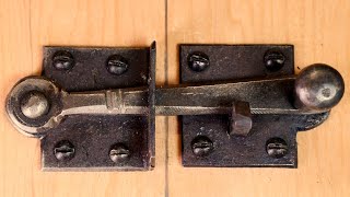 Forging the Cabinet Latch - Blacksmithing