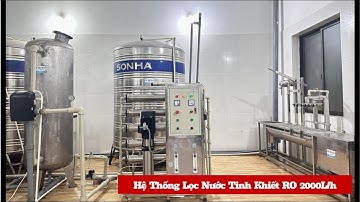 Hệ Thống Lọc Nước Tinh Khiết RO Công Nghiệp - Công Suất 2000 Lít Mỗi Giờ Tại Ninh Bình