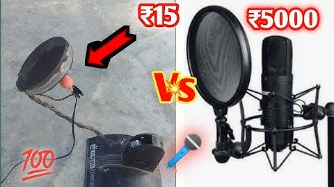 How To Making Mic+ Pop Filter 🎤 Summer Experiment ll AK Imran Experiment