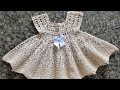 VESTIDO DE CROCHE/ PARA RECÉM NASCIDO/ 0 À 3 MESES