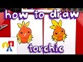 How To Draw Torchic Pokemon + Toy Giveaway