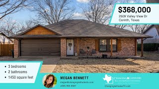 Texas New Listing | 2509 Valley View Dr Corinth