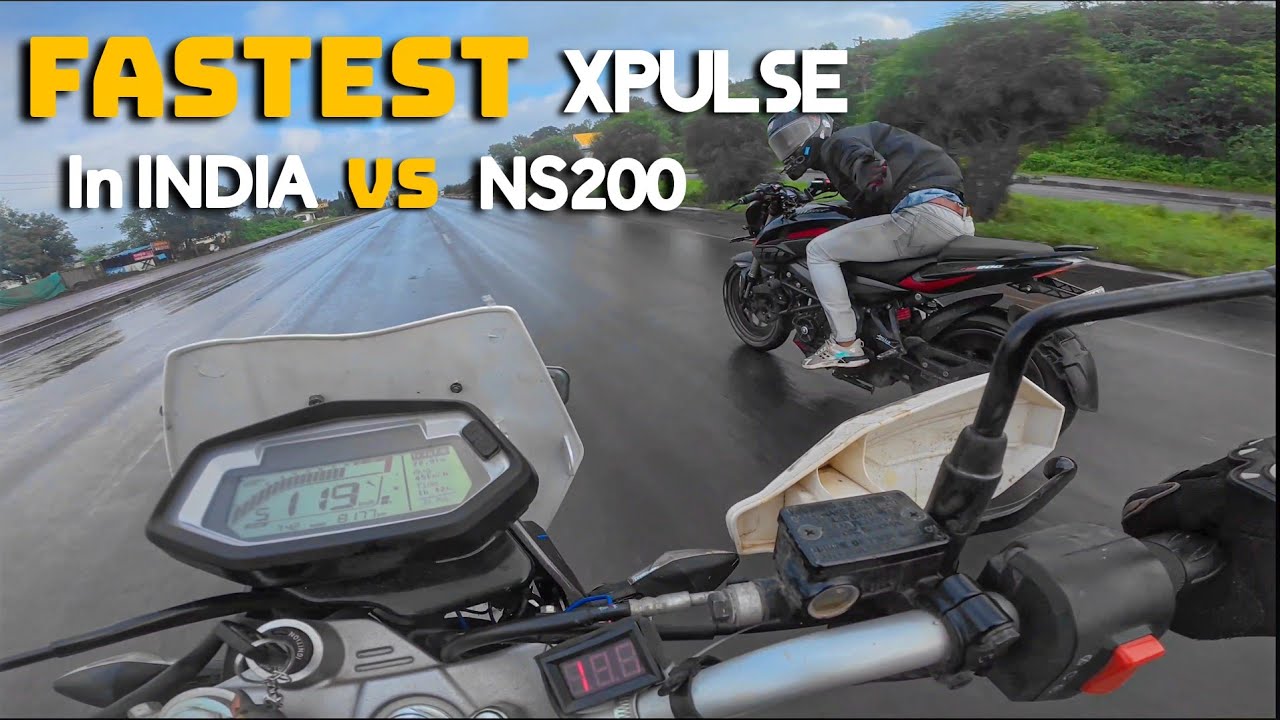 Самый быстрый Xpulse 200 в Индии против NS200 | Битва топовых моделей 🔥