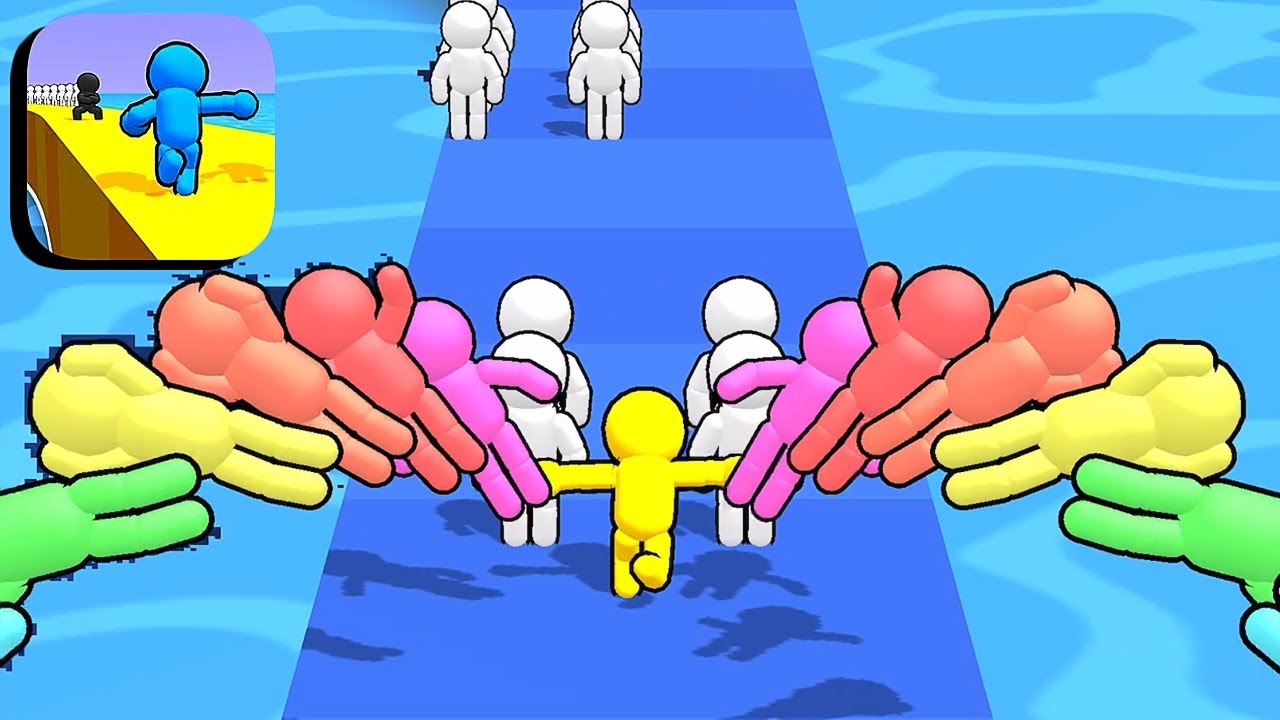 Crowd Pusher - All Levels Gameplay Android,ios (Levels 13-15)