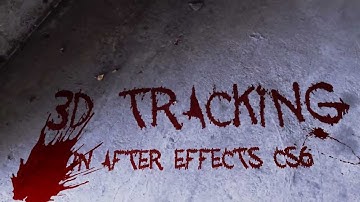 3D Camera Tracking in Adobe After Effects CS6