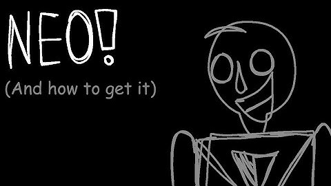 How to get NEO_BALDI and the "NEO" badge! + Showcase | Play as baldi