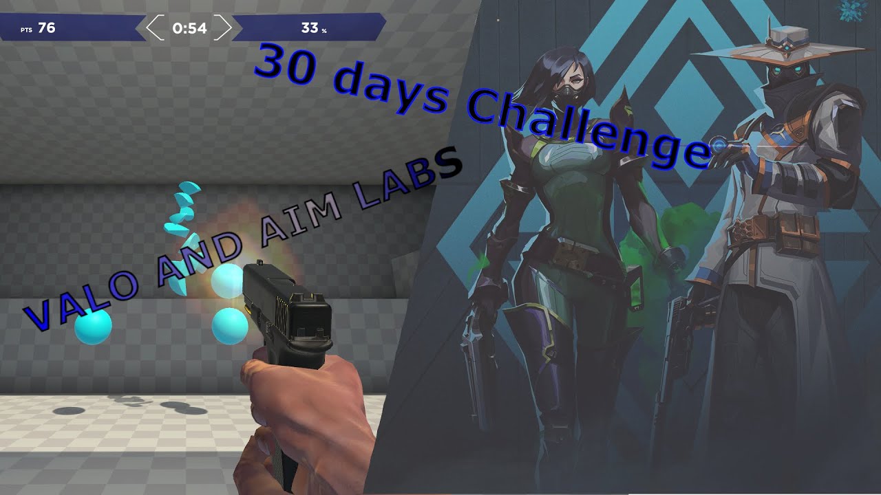 2/30 DAYS CHALLENGE ONLY AIM LABS AND VALORANT #trending #valorant # ...