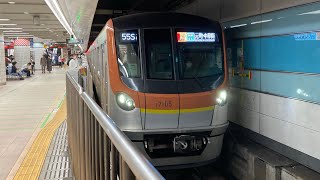 東京メトロ17000系17105F 横浜駅発車シーン