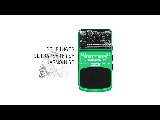 Behringer Ultra Shifter/Harmonist US600 (Stereo) - YouTube