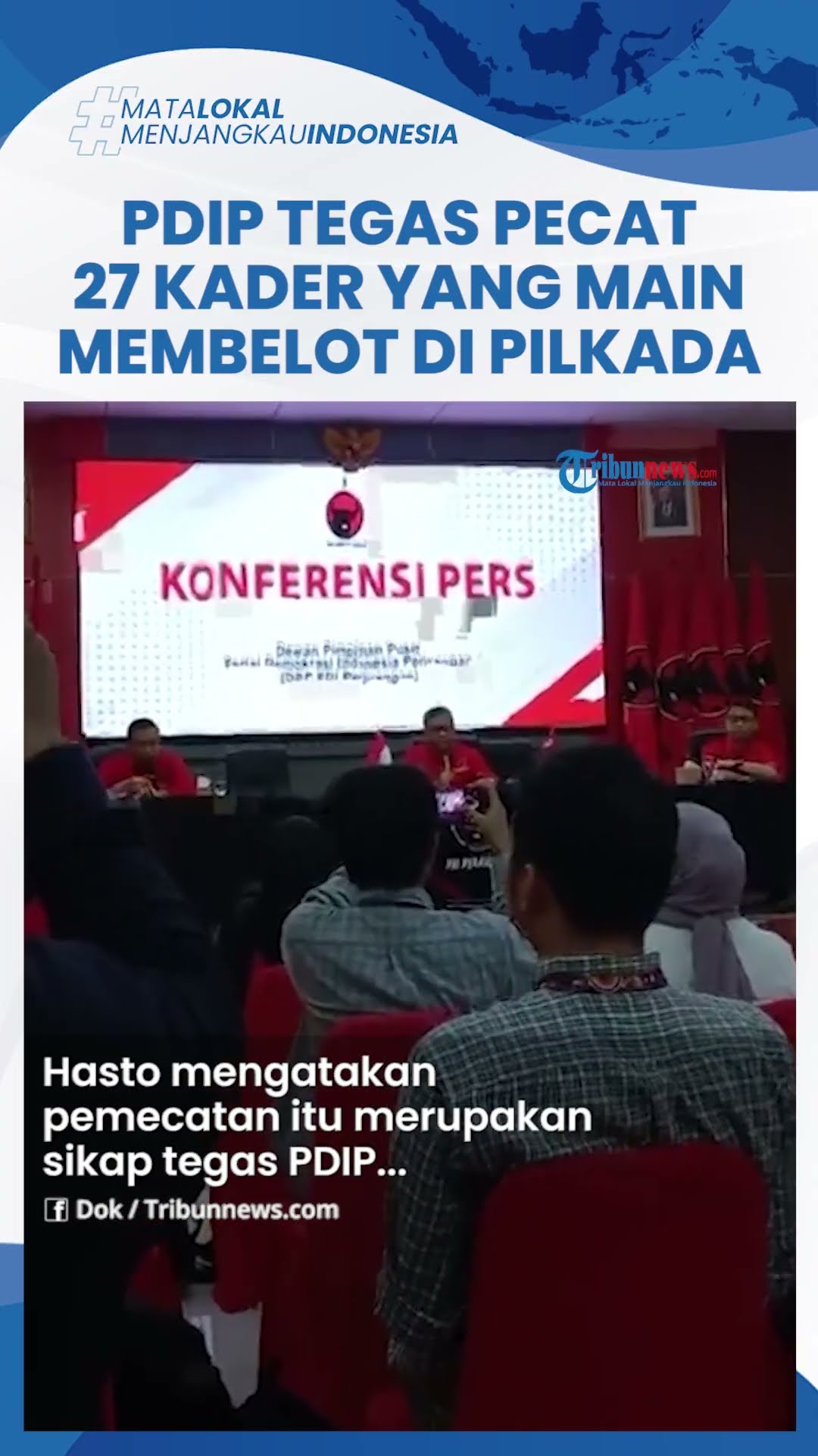 Membelot saat Pilkada Main Dua Kaki Dukung Paslon Lain, 27 Kader PDIP Dipecat: Harus Disiplin!