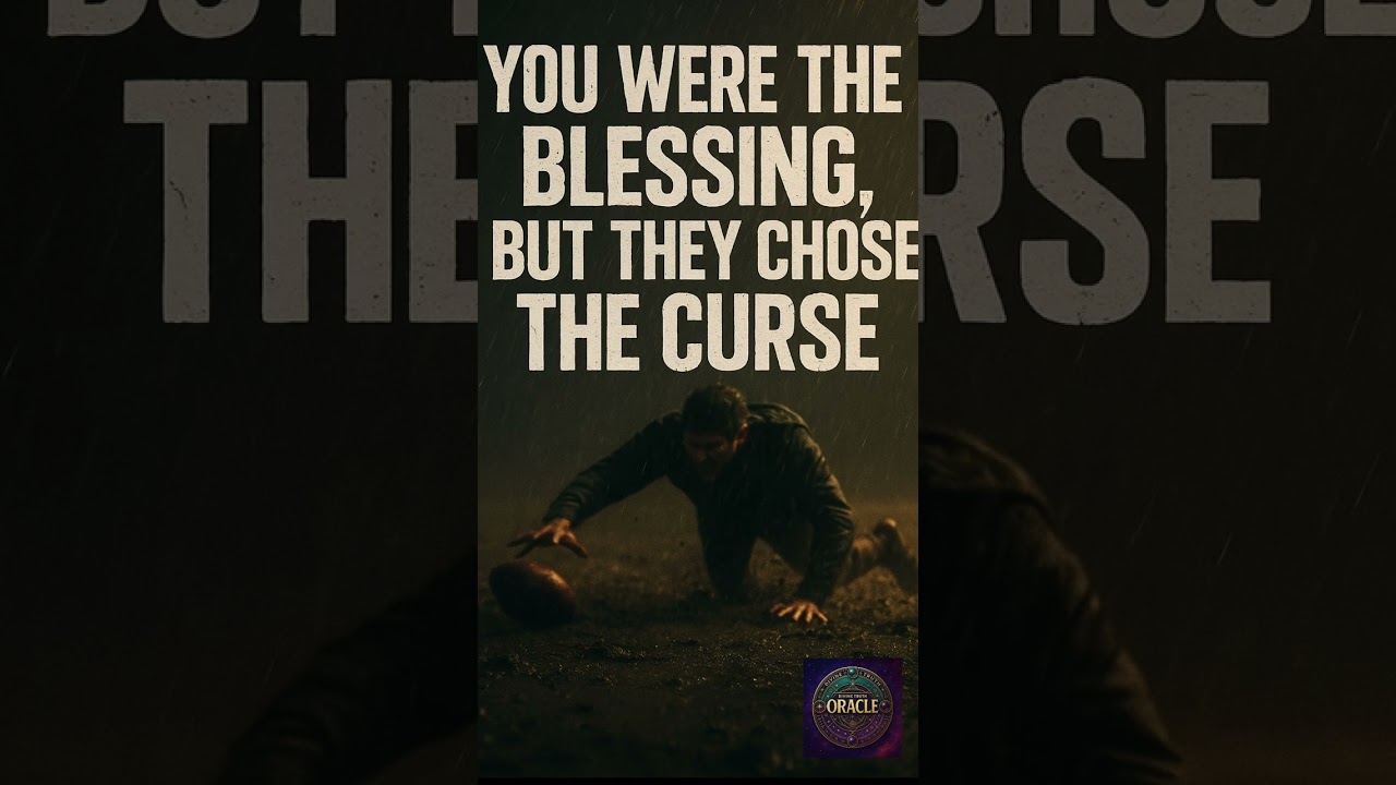 “You were the blessing, but they chose the curse.”Now let them deal with it!