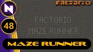Factorio 0.17 Maze Runner #48 - THE ESCAPE FROM THE MAZE