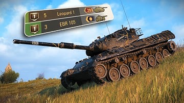Leopard 1: Ghostly Duo In The Foliage - World of Tanks