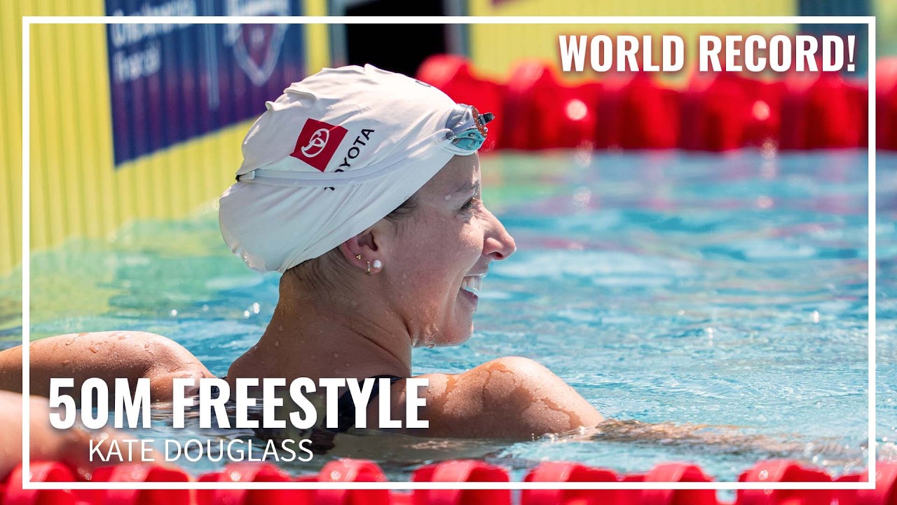 Kate Douglass Lowers Her WORLD RECORD in 50M Freestyle | 2026 Pan Pacific Championships
