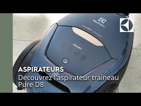 L'aspirateur traineau Pure D8 : incroyablement silencieux 🔉