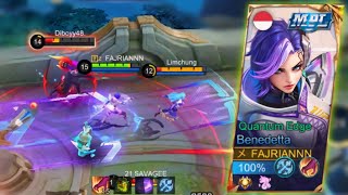 ROTASI BENEDETTA HYPER | BENEDETTA HIGH DAMAGE | BENEDETTA GAMEPLAY MOBILE LEGENDS