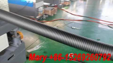 HDPE double wall corrugated pipe machine dwc pipe making machine