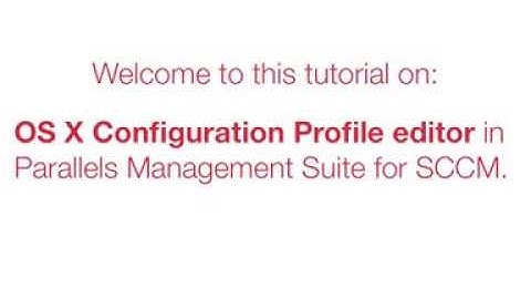 Parallels Management Suite for Microsoft SCCM