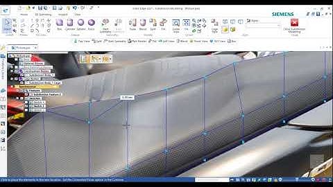 Solid Edge 2021 - Tutorial - How Create Bicycle Seat - Subdivision Modeling